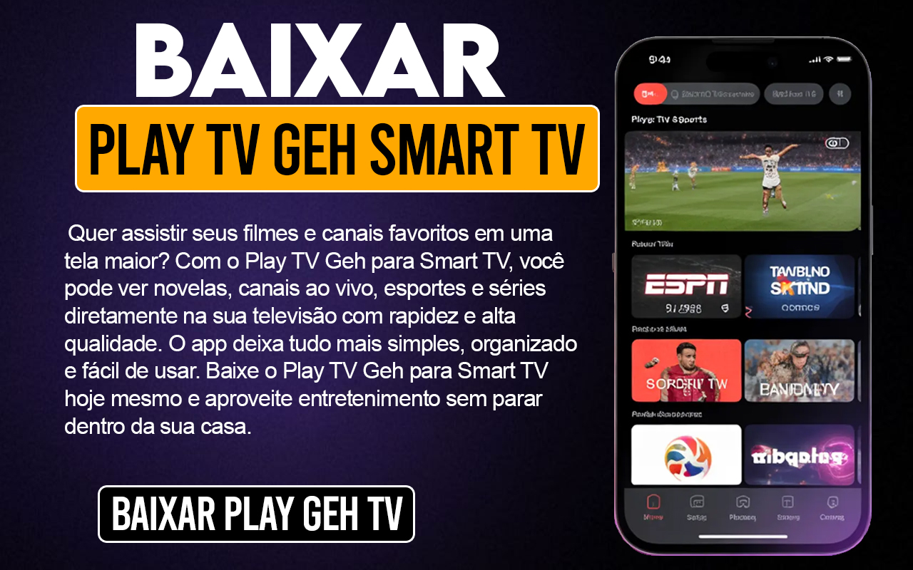 Play TV Geh para Smart TV
